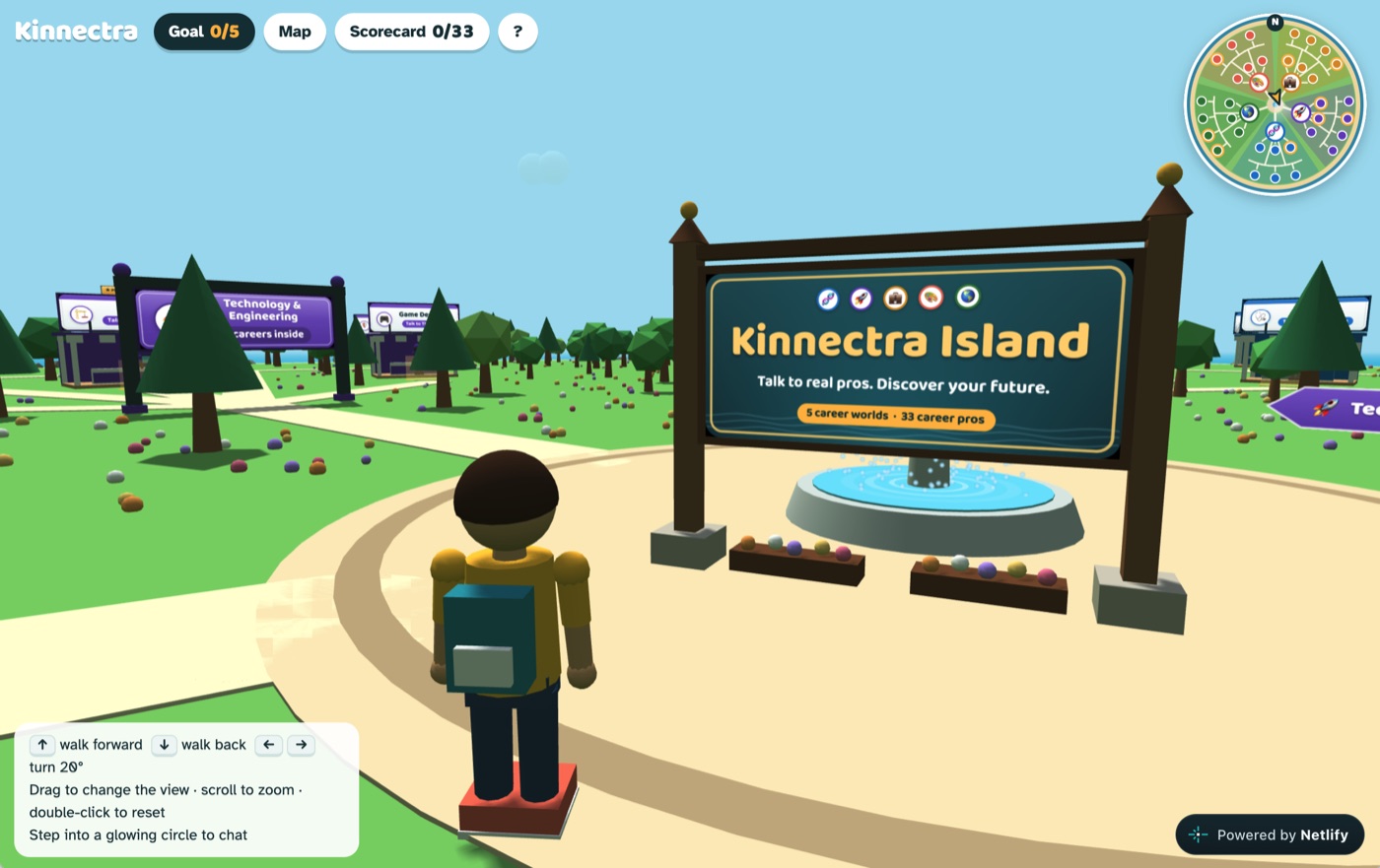 Screenshot of Kinnectra